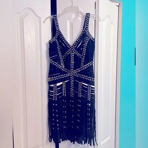 ⛓️ Fashion Nova Babe With an Attitude Bandage Dress Black Size Medium ⛓️ NWT